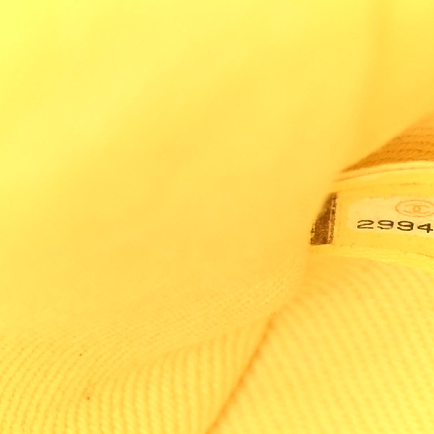 Chanel Denim Coco Flap Yellow 7 of 10