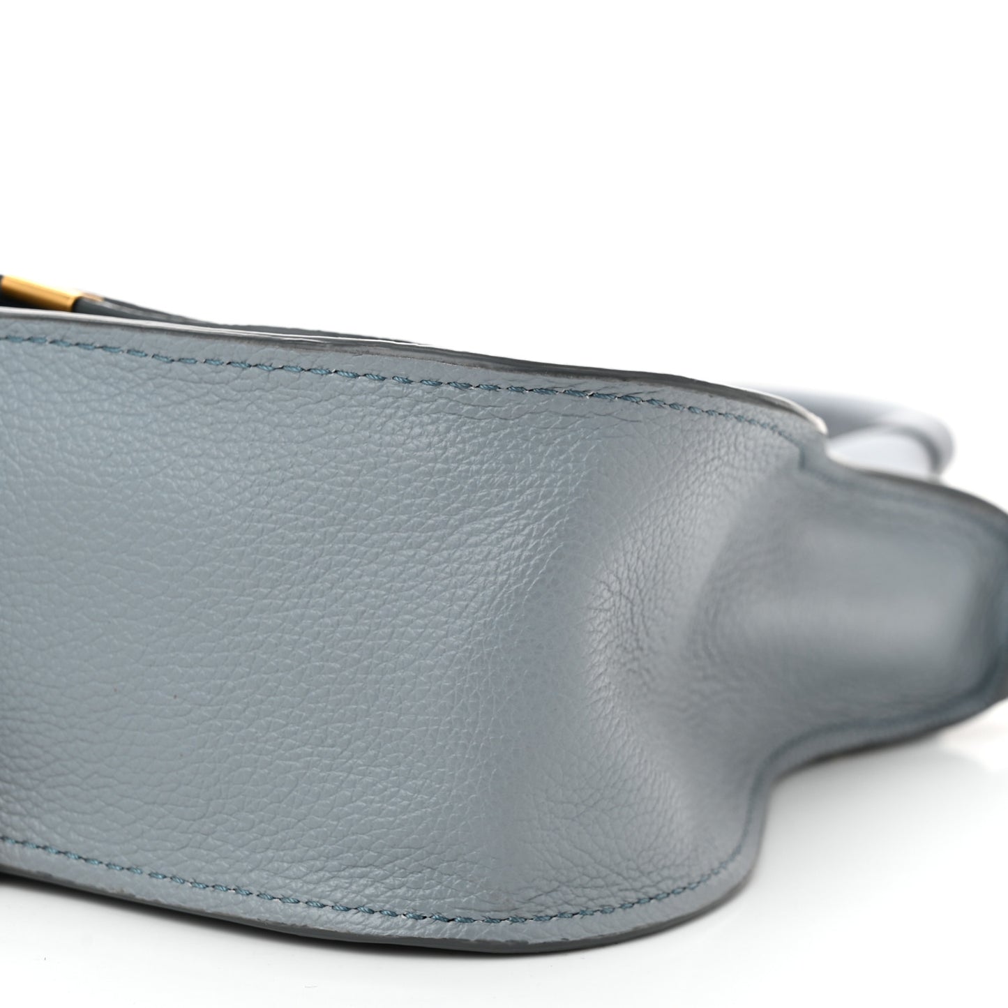 Calfskin Small Marcie Satchel Faded Blue