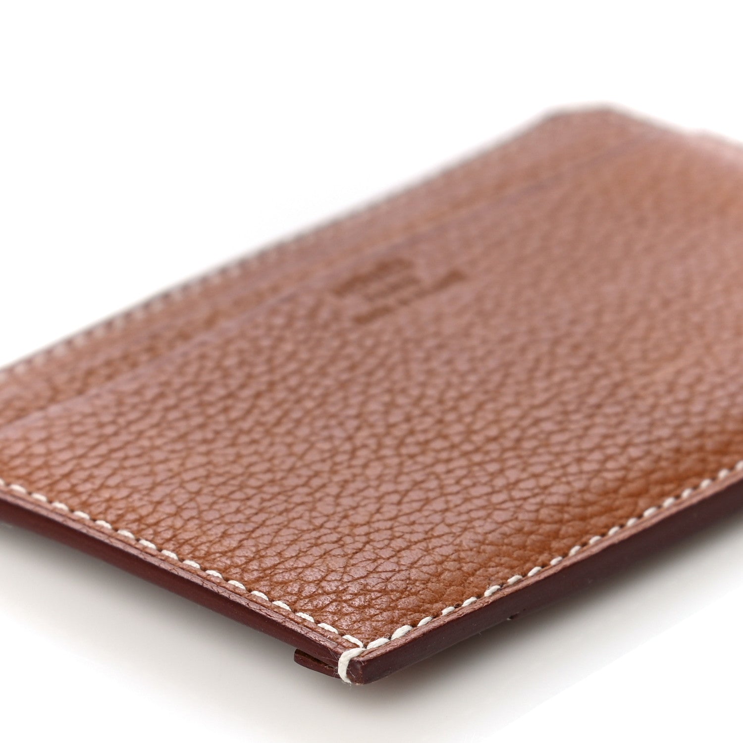 Hermes Barenia Faubourg City 4CC Card Holder Fauve 7 of 9