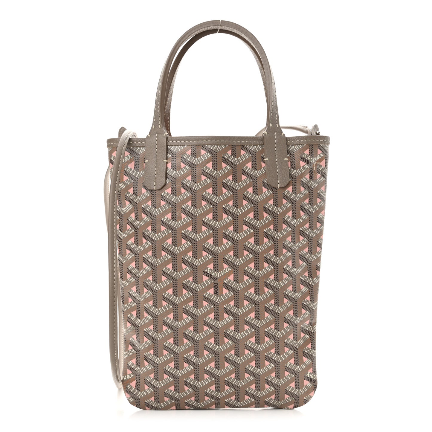 Goyardine Poitiers Claire Voie Tote Grege Powder Pink