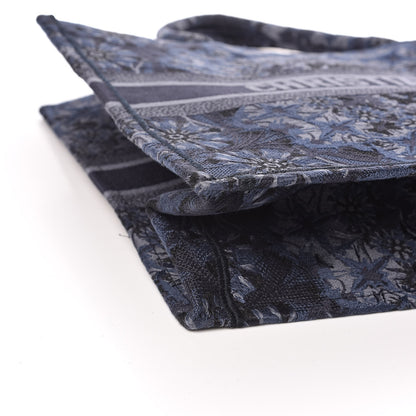 Christian Dior Canvas Embroidered KaleiDioroscopic Book Tote Blue 8 of 11