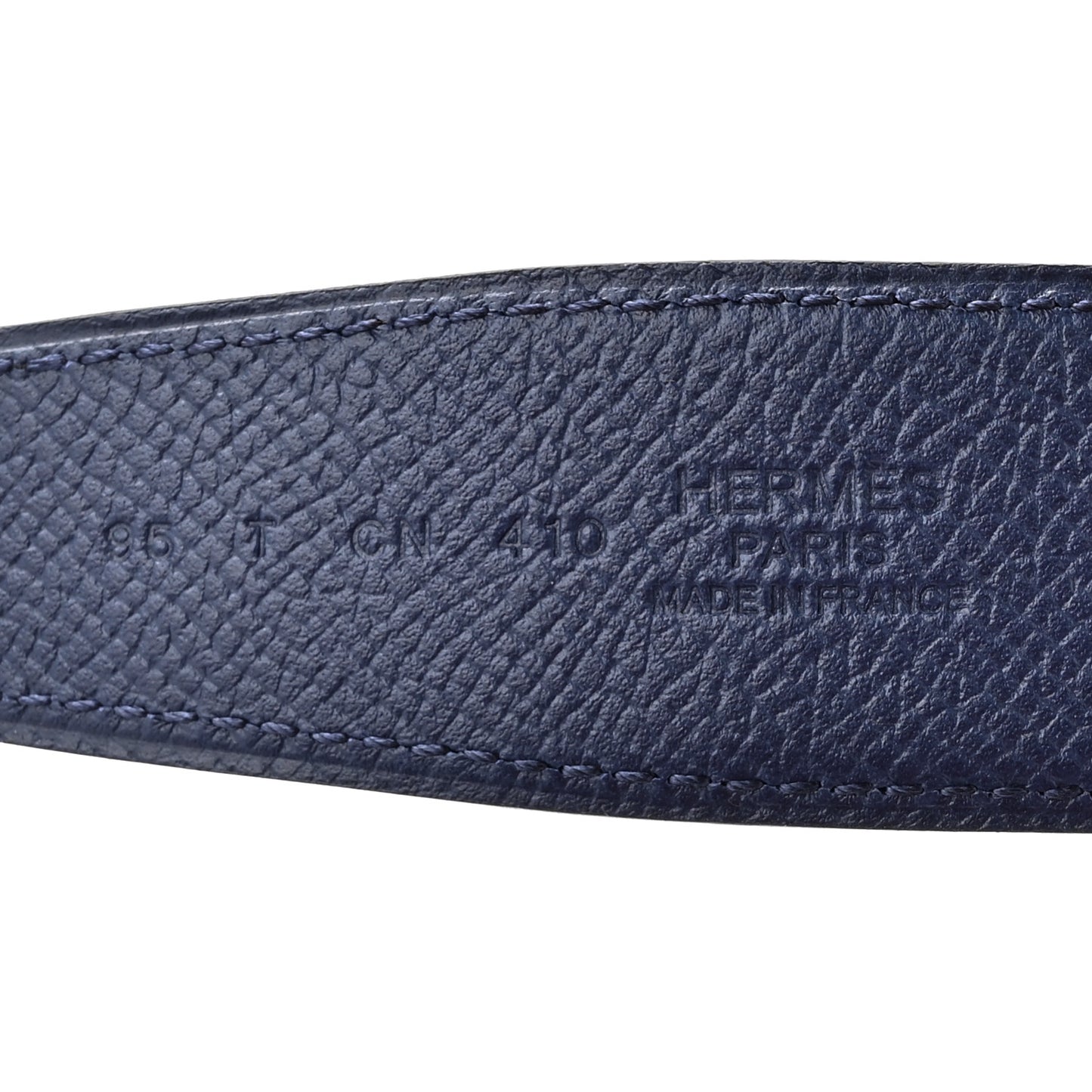 Swift Epsom 32mm H Belt 95 38 Black Bleu Saphir
