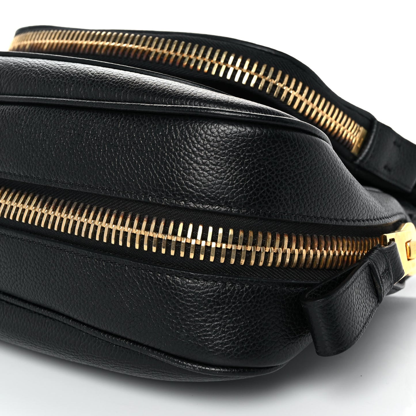 Grained Calfskin Medium Jennifer Shoulder Bag Black