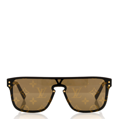 Louis Vuitton Acetate LV Waimea Square Sunglasses Z1485W Brown 2 of 7