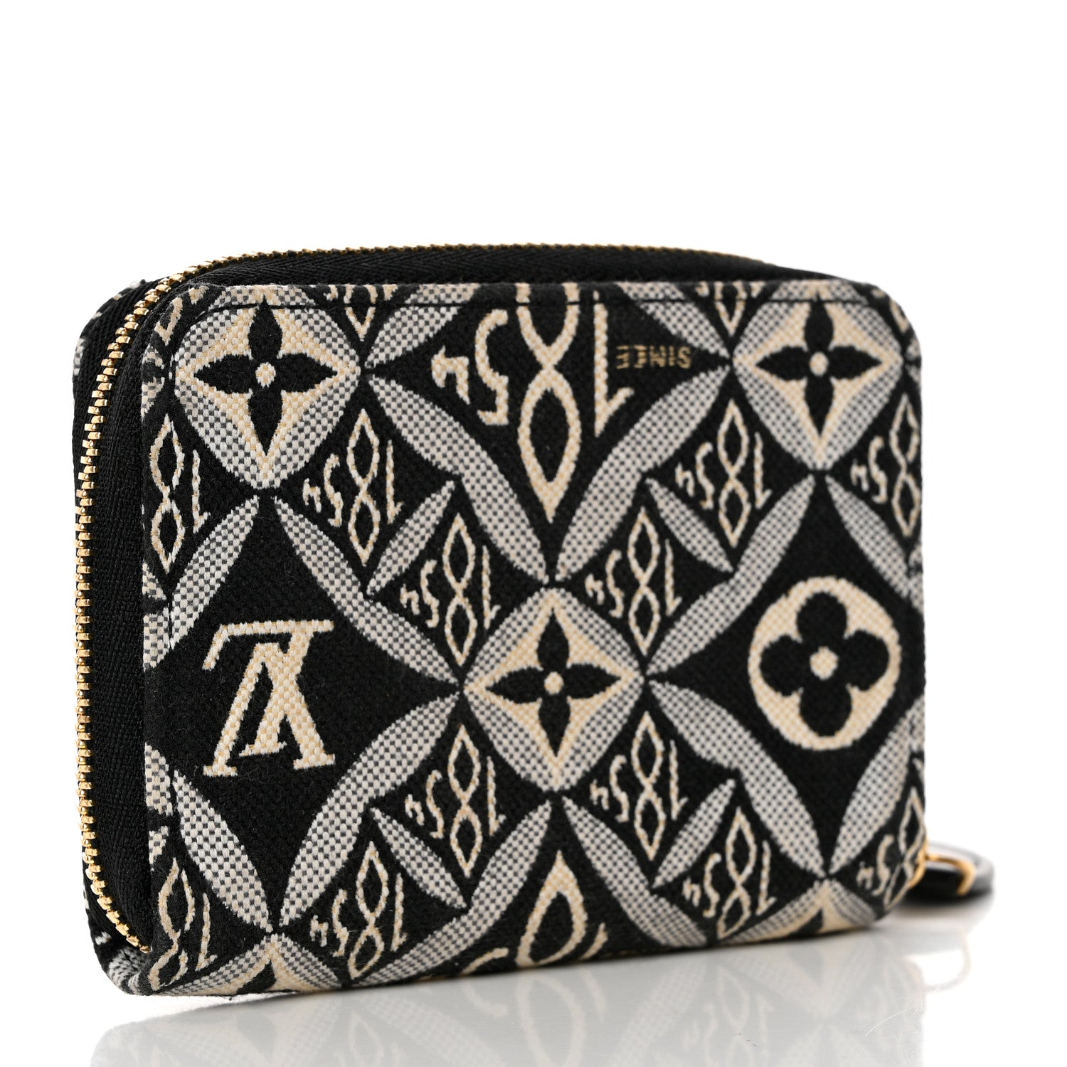 Louis Vuitton Jacquard Since 1854 Zippy Coin Purse Grey 3 of 7
