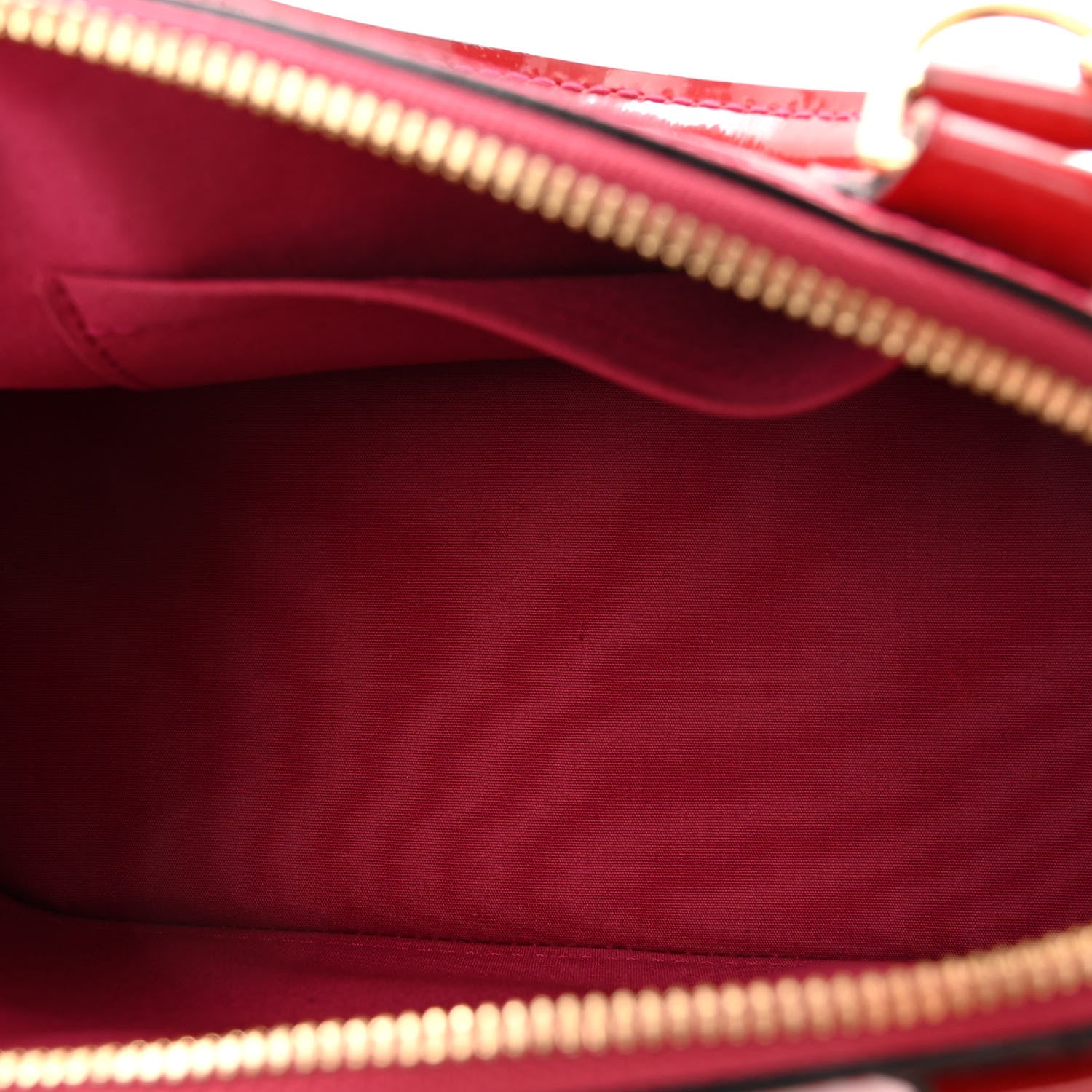 Louis Vuitton Vernis Alma BB Cherry 5 of 9