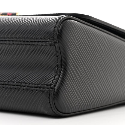 Louis Vuitton LV X TM Epi Twist MM Slim Shoulder Bag Black 9 of 9