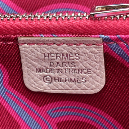Hermes Epsom Silk'In Compact Wallet New White 6 of 7