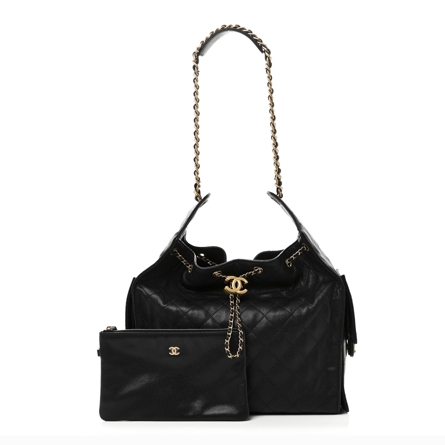 Chanel Caviar Quilted Medium Chanel 25 Handbag Black 3 of 11