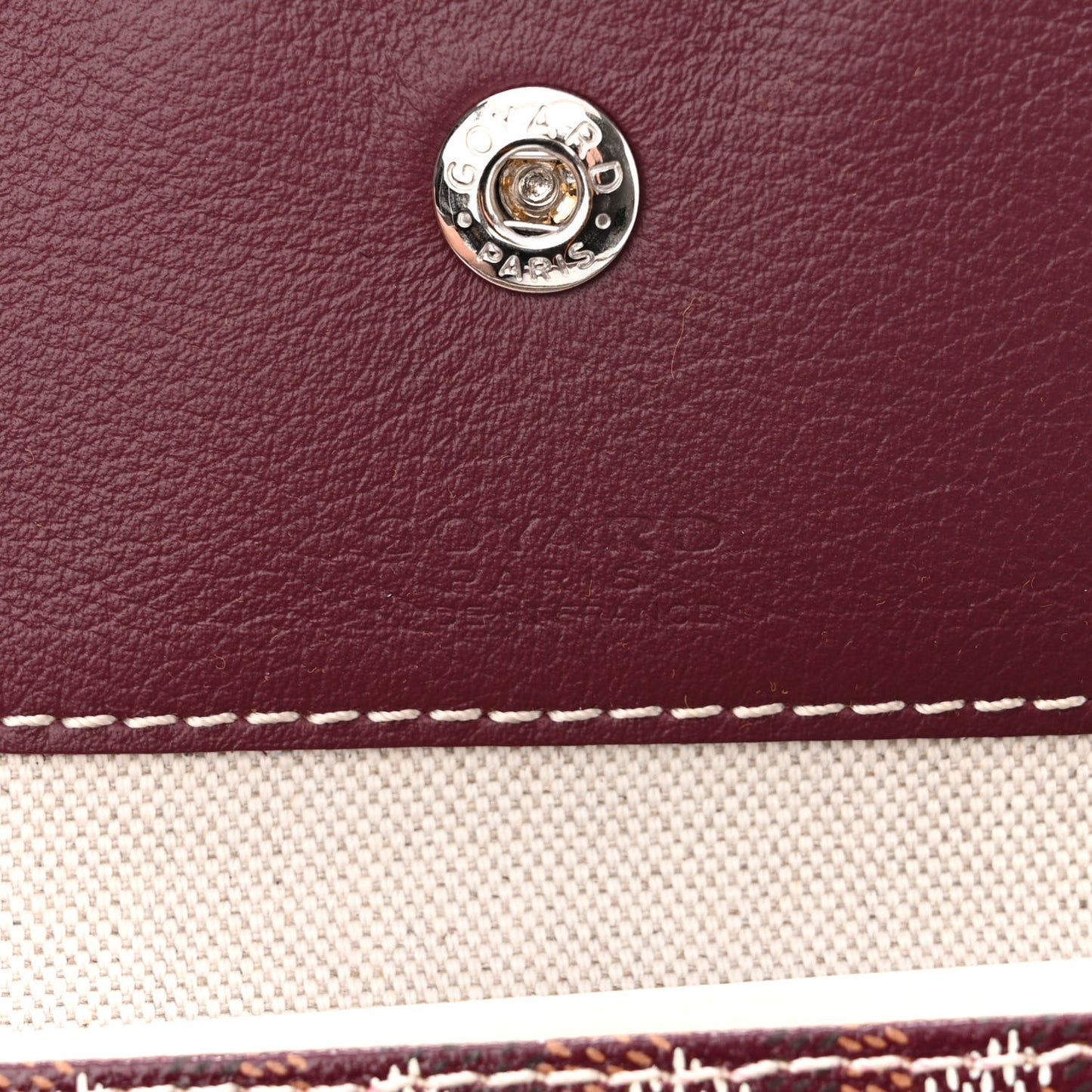 Goyardine Boheme Hobo Burgundy