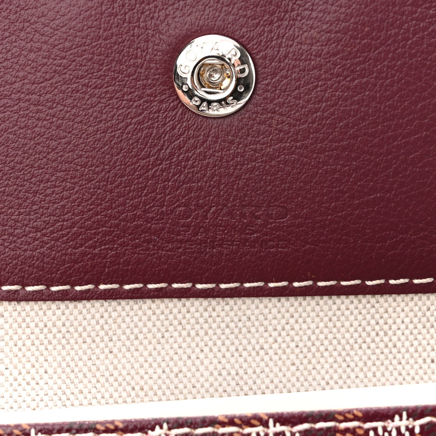 Goyard Goyardine Boheme Hobo Burgundy 7 of 10