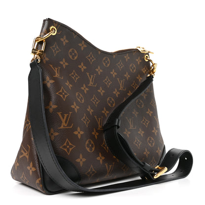 Louis Vuitton Monogram Odeon MM Black Black 3 of 9