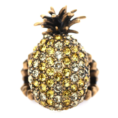Gucci Crystal Pineapple Motif Ring M 1 of 4