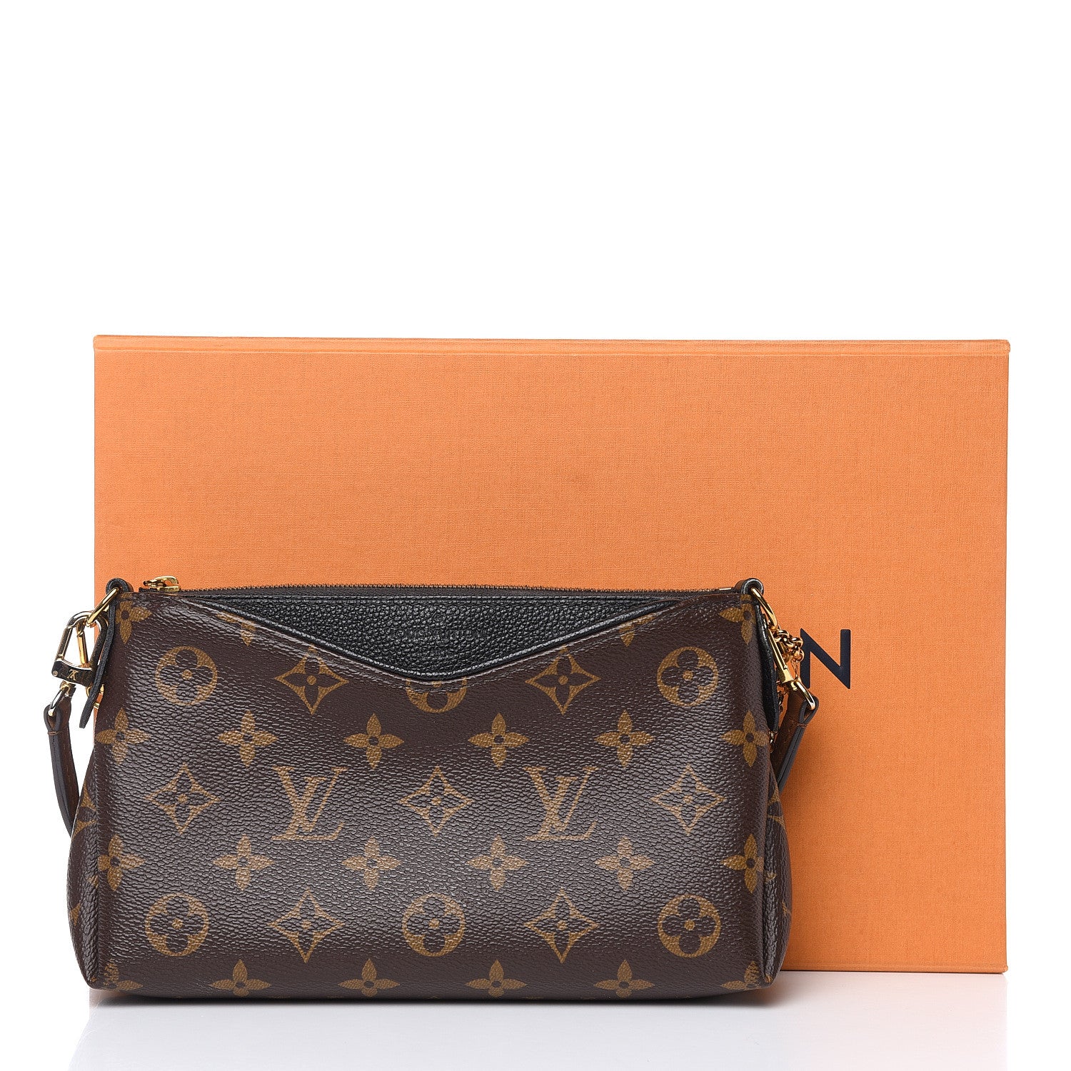 Louis Vuitton Monogram Pallas Clutch Black 14 of 14