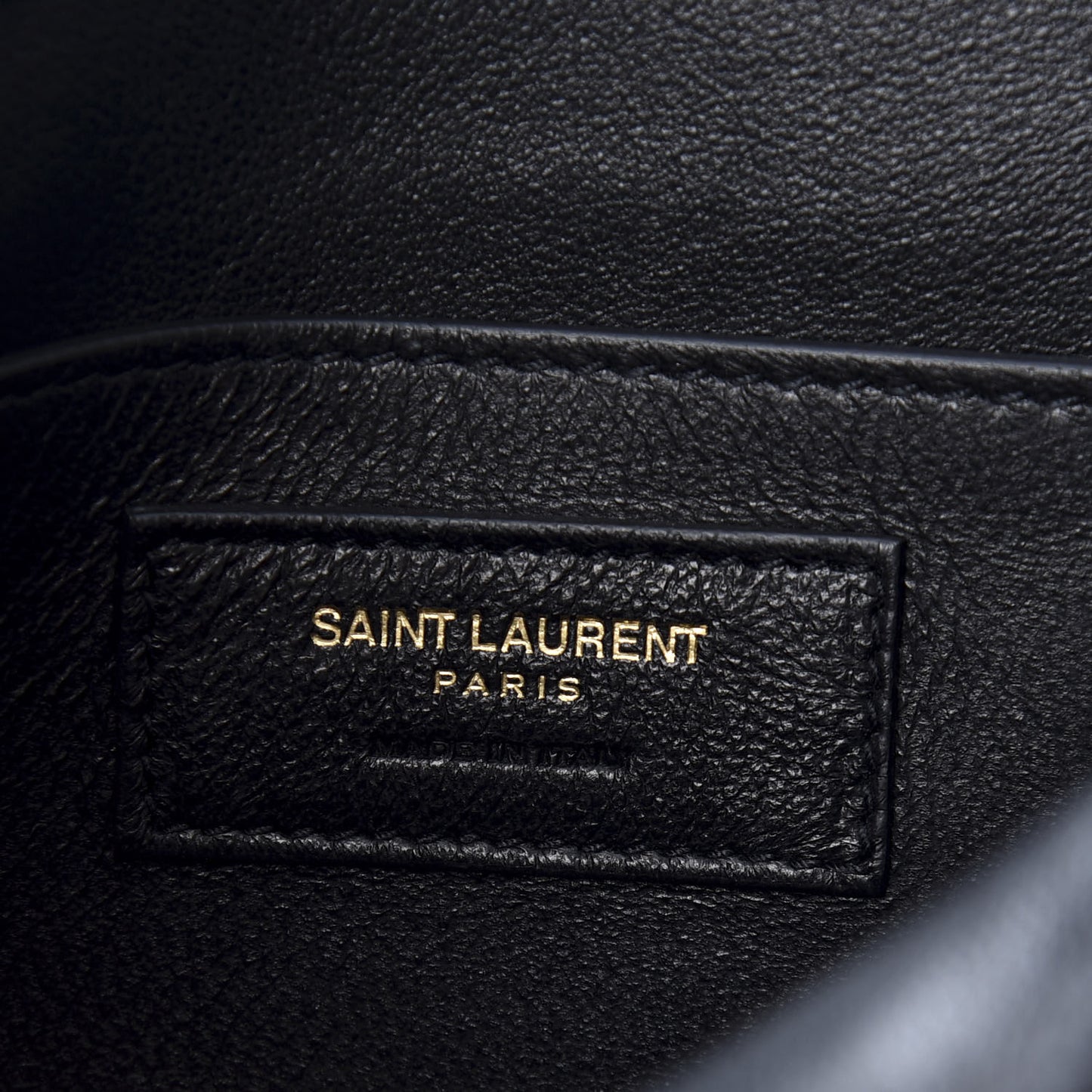 Lambskin Matelasse Monogram Medium Vicky Chain Bag Black