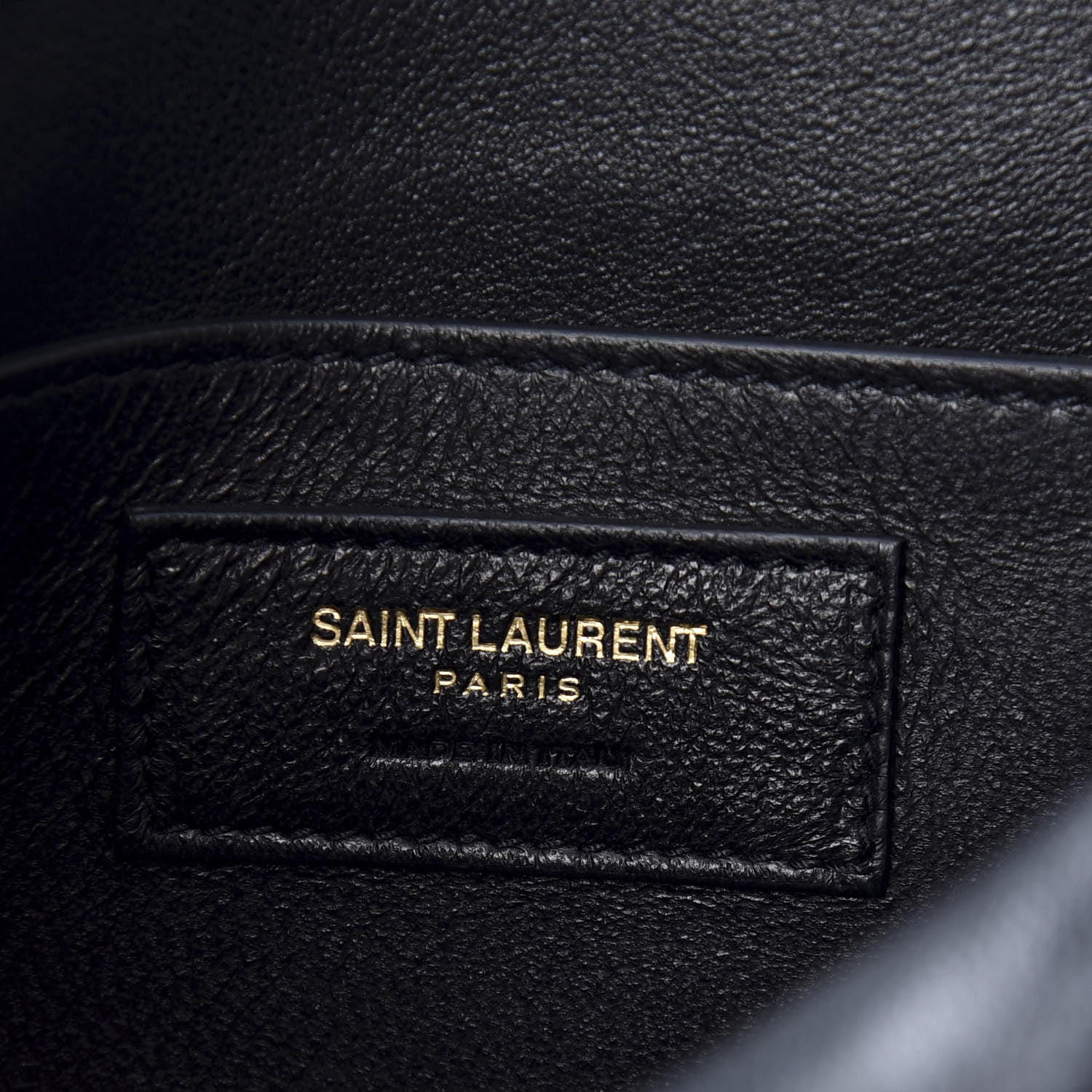 Saint Laurent Lambskin Matelasse Monogram Medium Vicky Chain Bag Black 7 of 10