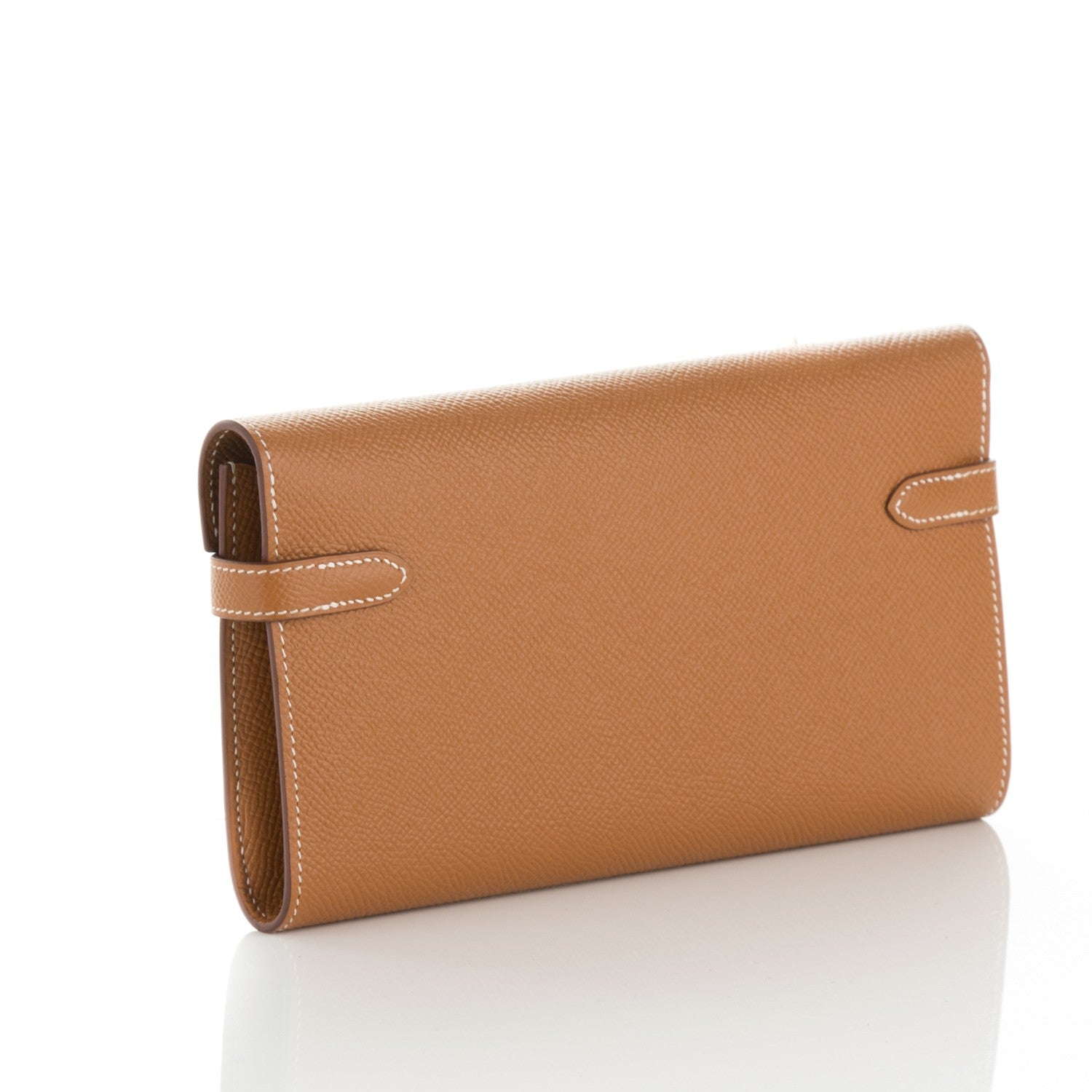 Hermes Epsom Kelly Longue Wallet Gold 3 of 7