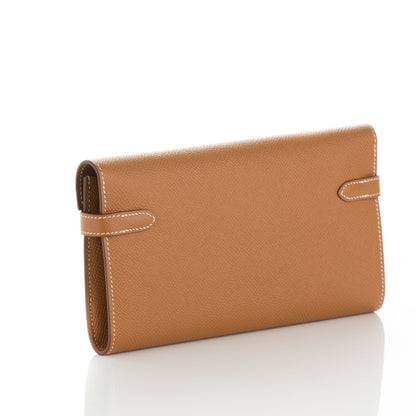 Hermes Epsom Kelly Longue Wallet Gold 3 of 7