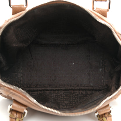 Chanel Calfskin Small Tassel Bowler Light Brown Light Brown 5 of 16
