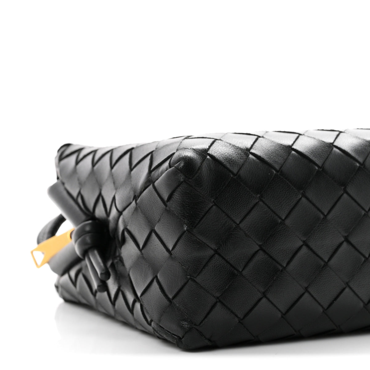 Nappa Intrecciato Small Loop Camera Bag Black