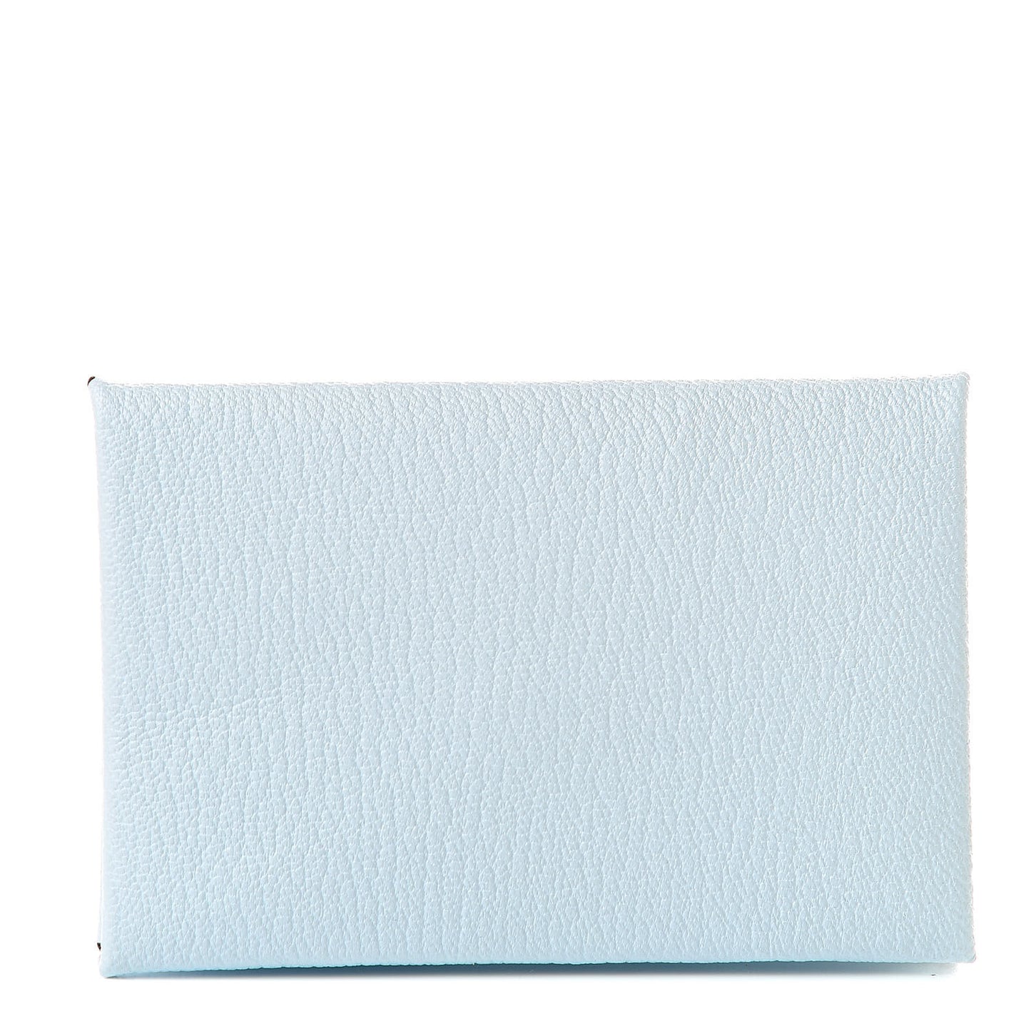 Chevre Mysore Verso Calvi Card Case Bleu Brume Brique