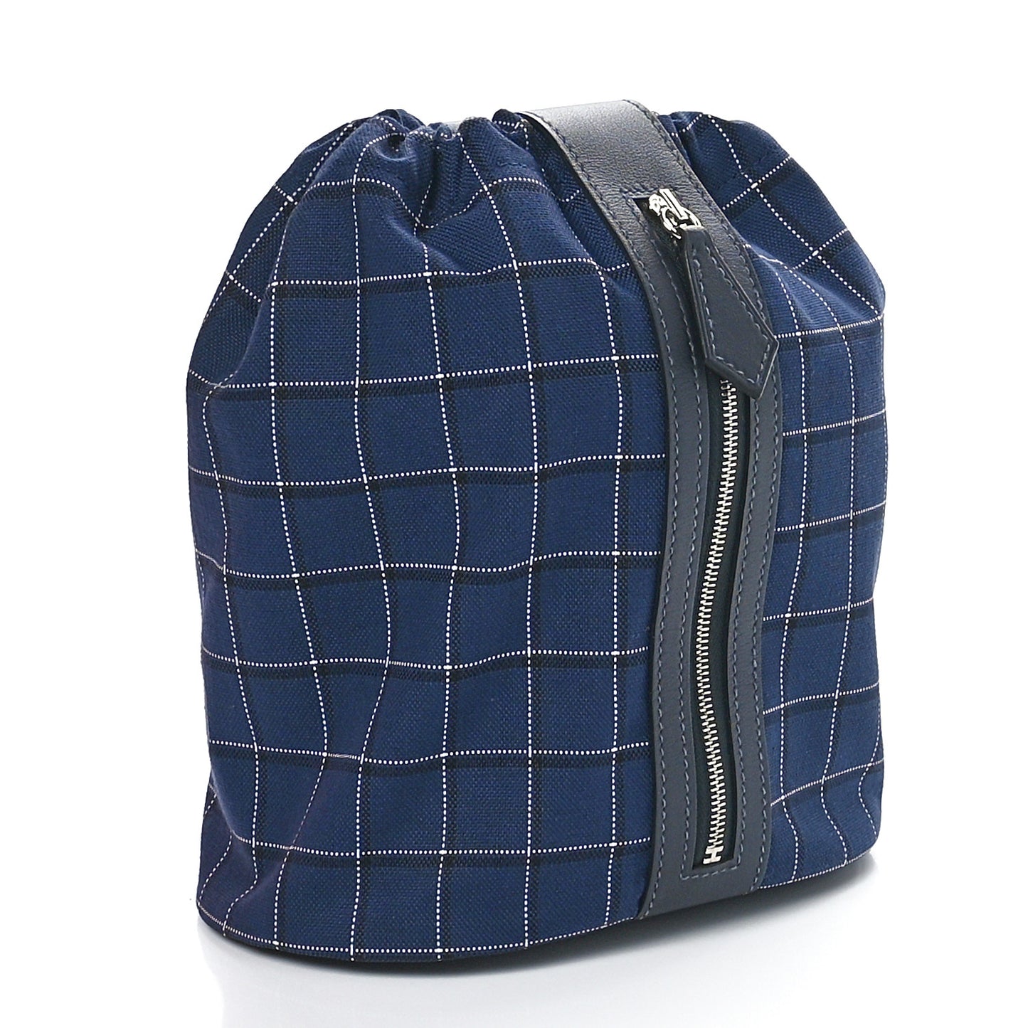 Tattersall Canvas Swift Trek-H Pouch Bleu Nuit White Black Caban