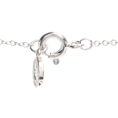 Tiffany Sterling Silver 1837 Double Interlocking Drop Pendant Necklace 4 of 5
