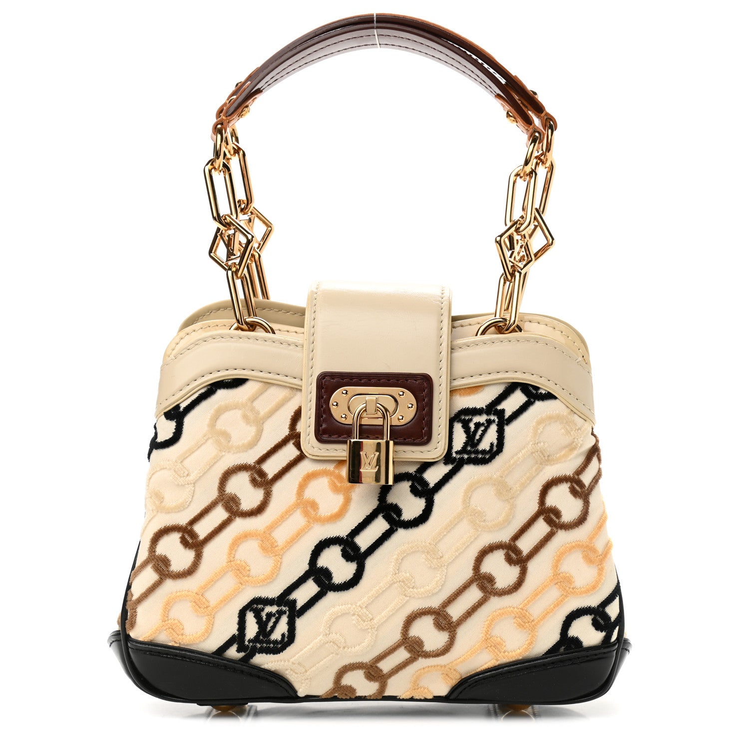 Louis Vuitton Velvet Chains Mini Linda Beige 1 of 9