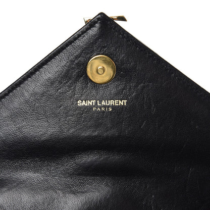Saint Laurent Sheepskin Matelasse Monogram Classic Baby Chain Bag Black 6 of 7