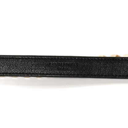 Saint Laurent Sheepskin Matelasse Chevron Monogram Medium College Bag Black 11 of 12