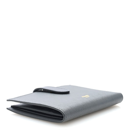 Celine Grained Calfskin Medium Multifunction Strap Wallet Grey 4 of 6