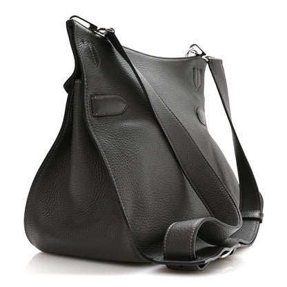 Hermes Taurillon Clemence Jypsiere 34 Graphite 2 of 10