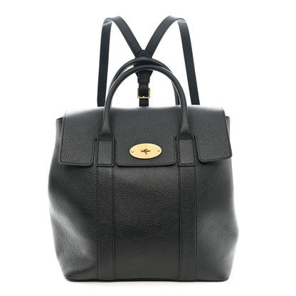 Mulberry Classic Grain Calfskin Small Bayswater Backpack Black 1 of 9