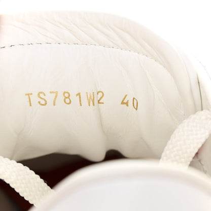 Valentino Garavani Calfskin Womens Rockstud Open Sneakers 40 White Pink 8 of 10
