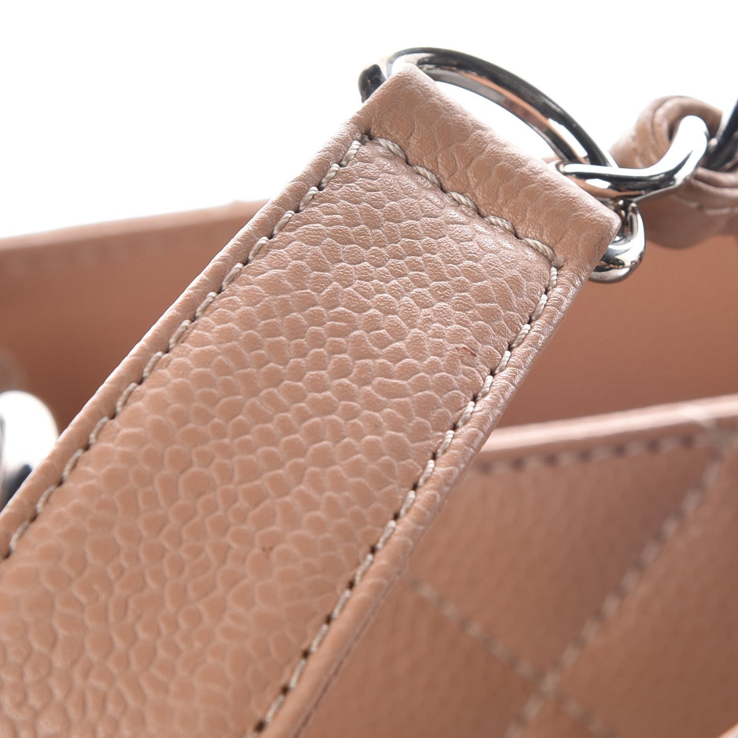 Caviar Quilted XL Grand Shopping Tote GST Beige