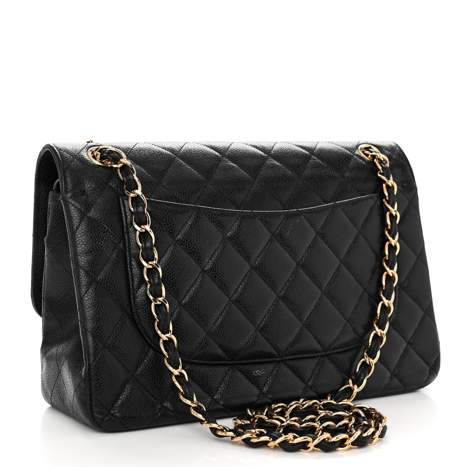 Chanel Caviar Quilted Jumbo Double Flap Black 3 of 13