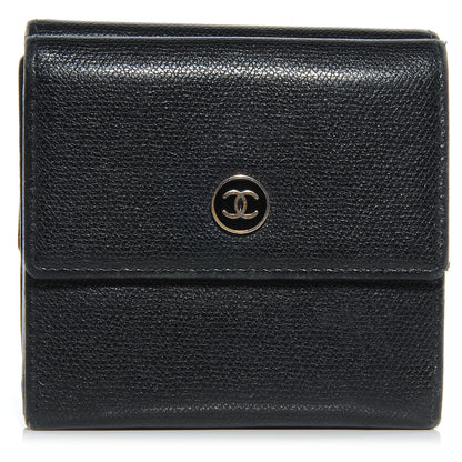 Chanel Leather CC Compact Wallet Black 1 of 7