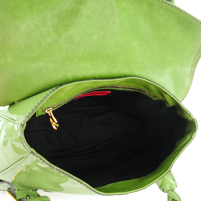 Valentino Garavani Patent Histoire Green 5 of 8