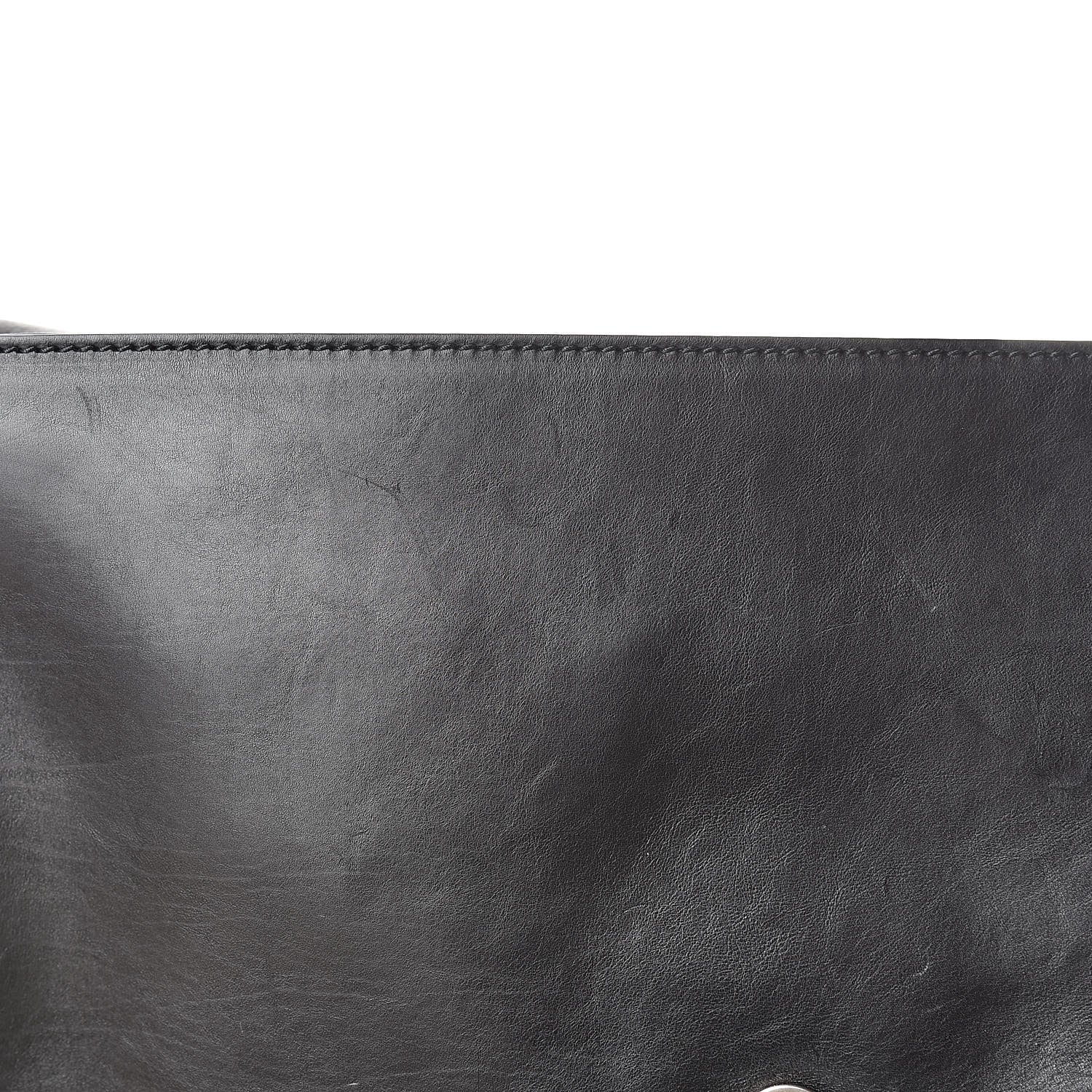 Gucci Calfskin Ribot Horse-Heads Clutch Black 9 of 12
