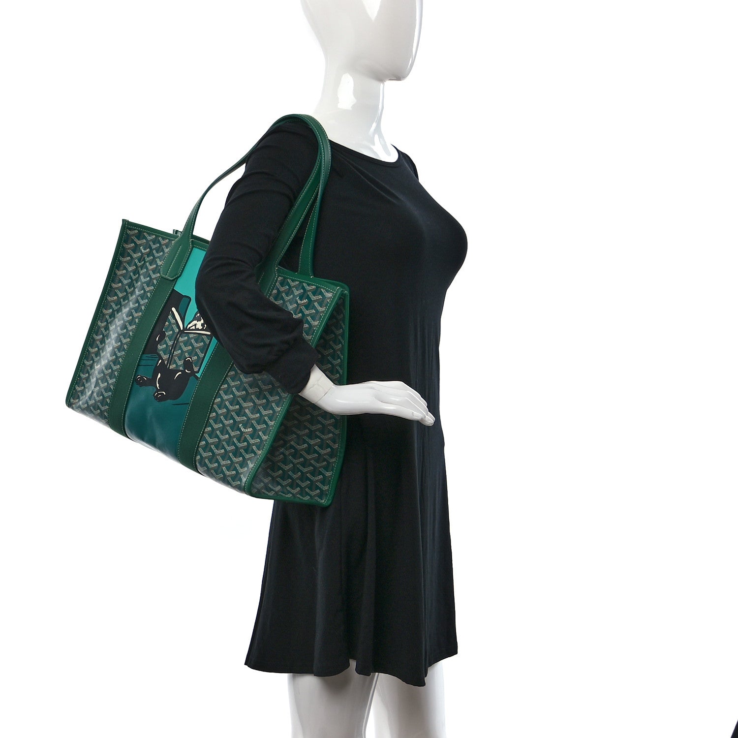 Goyard Goyardine Villette Tote Green 2 of 8