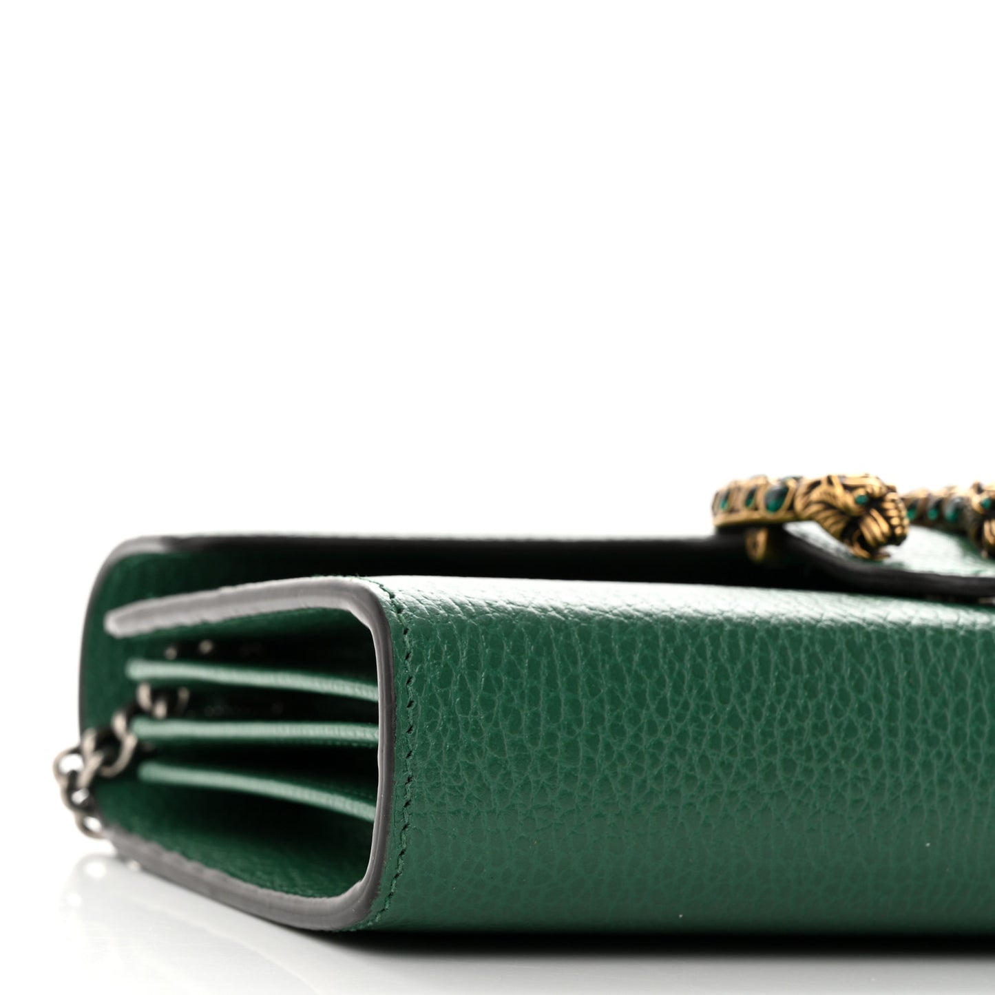 Calfskin Mini Dionysus Chain Wallet Emerald