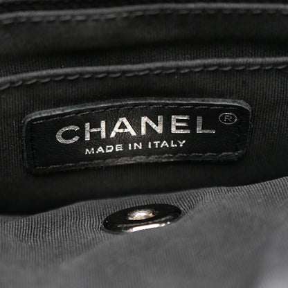 Chanel CHANEL Calfskin Chevron Quilted Small Urban Spirit Backpack Black Black 6 of 10