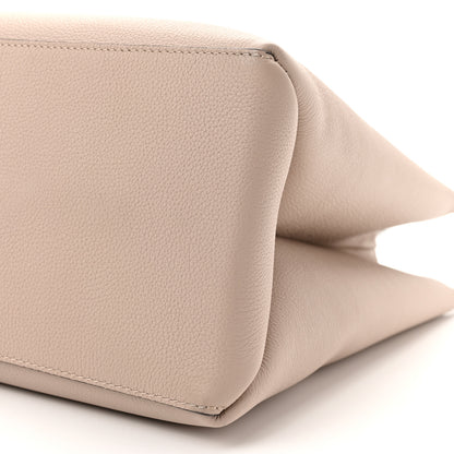 Louis Vuitton Grained Calfskin Lockme Shopper Greige 10 of 10