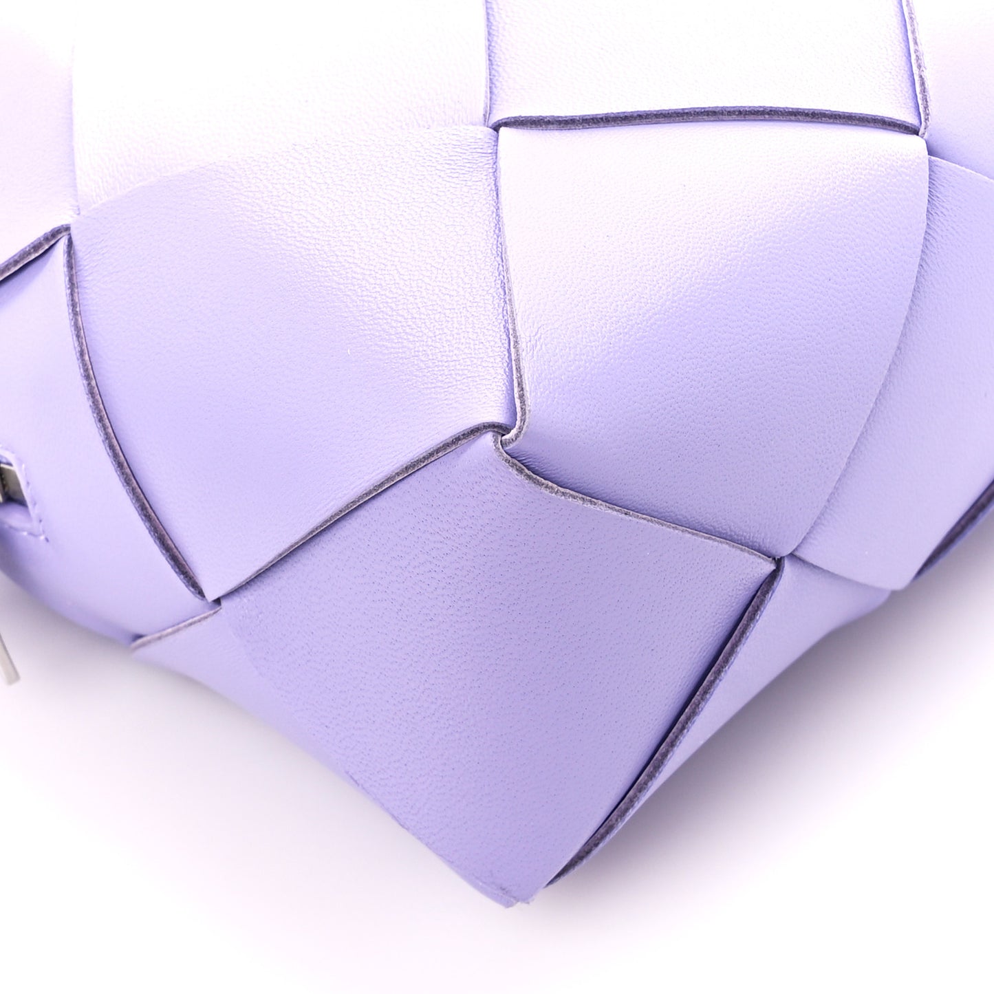 Lambskin Maxi Intreccio Small Cassette Camera Bag Wisteria