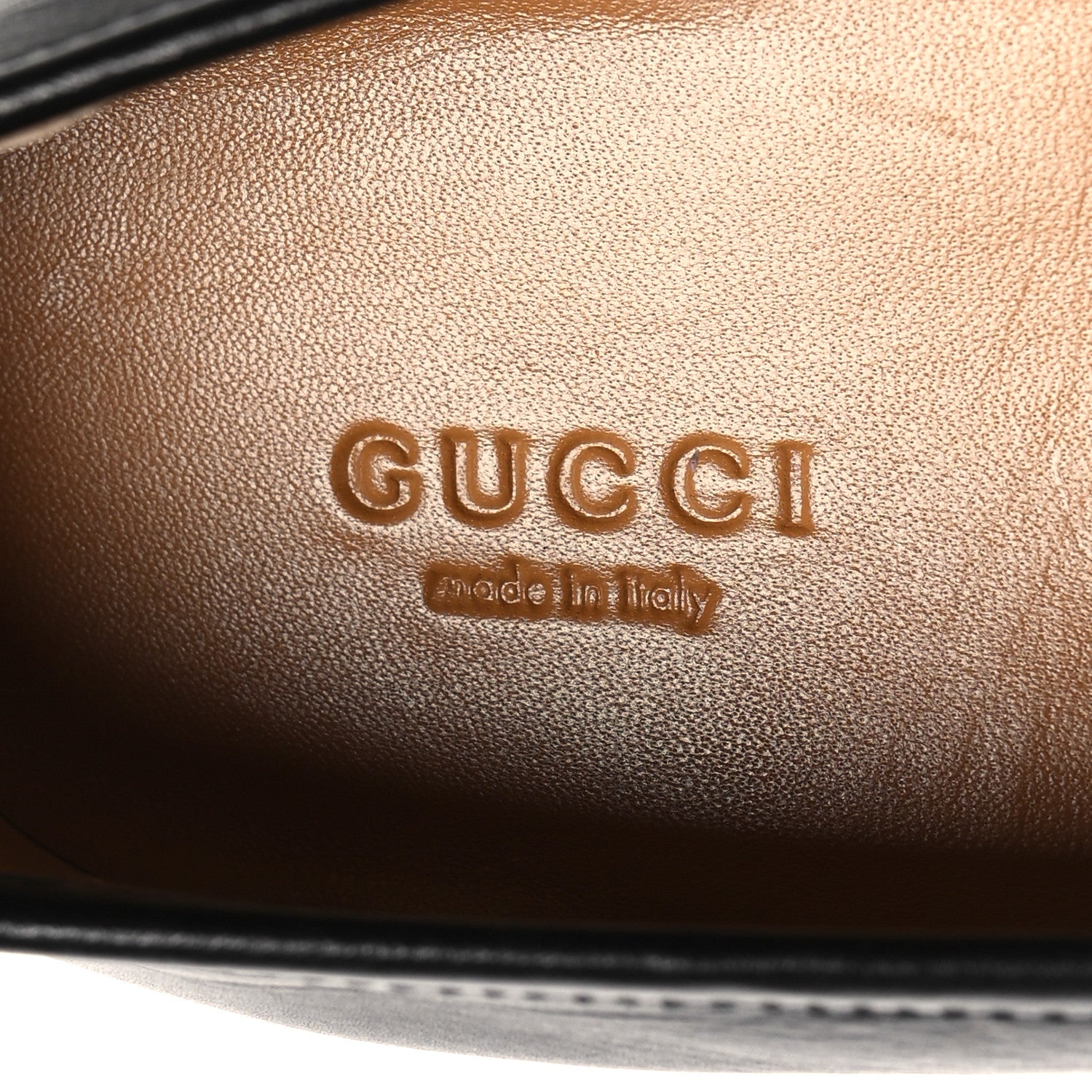 Gucci Calfskin Womens Jordaan Loafers 39.5 Black 8 of 8