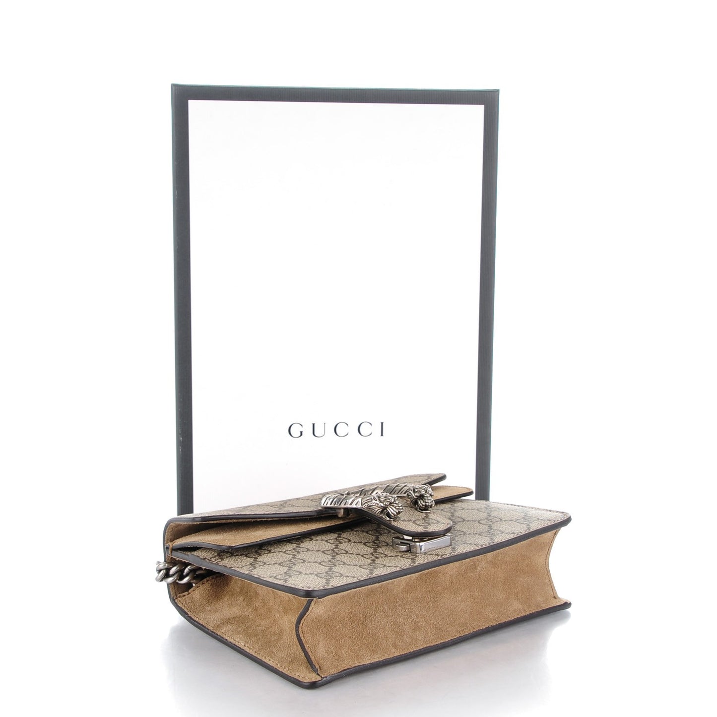 GG Supreme Monogram Mini Dionysus Shoulder Bag Taupe