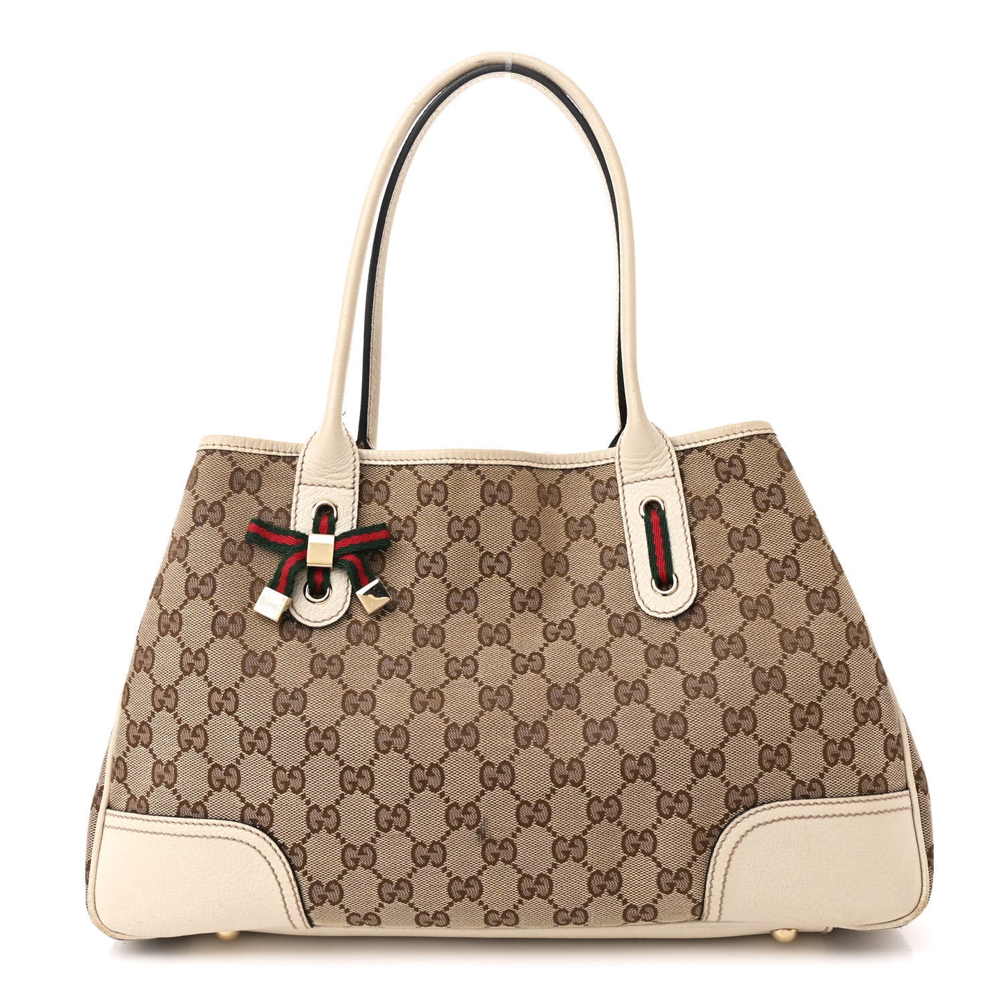 Monogram Medium Princy Tote Off White
