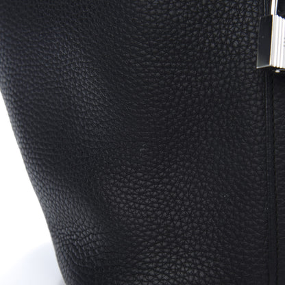 Hermes Taurillon Clemence Picotin Lock 22 MM Black 11 of 14