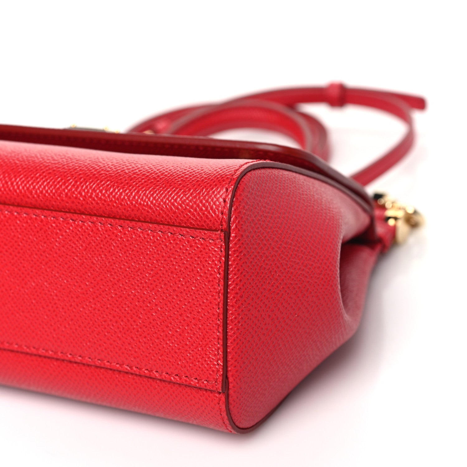 Dolce & Gabbana Dauphine Small Miss Sicily Satchel Red 9 of 10