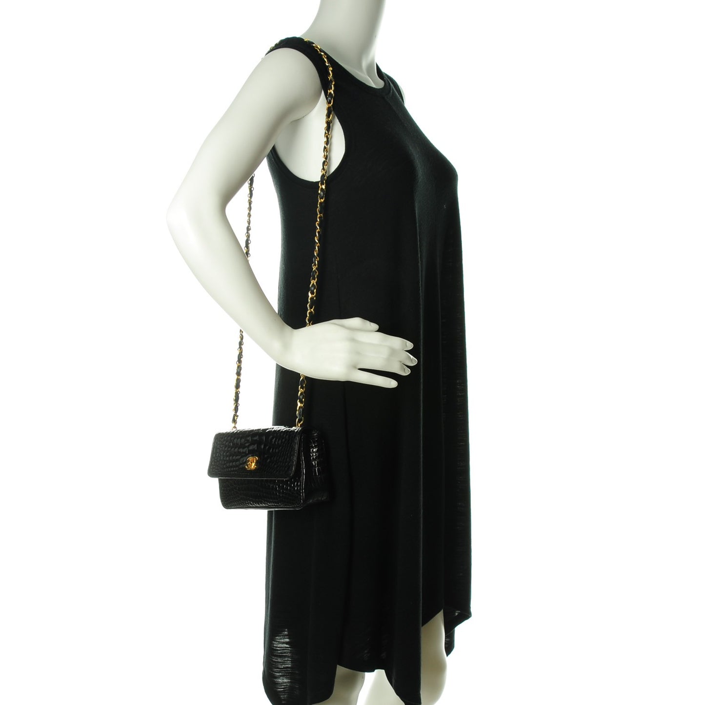 Alligator Mini Flap Black